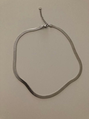 Stainless Steel Snake Chain Necklace like new