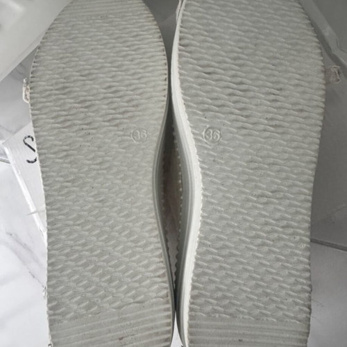 Bridal shoes used with lace and pearls size 36