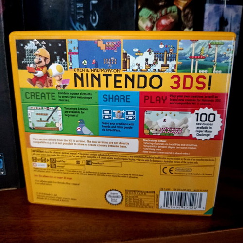 Super Mario Maker Nintendo 3DS game like new, English version