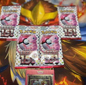 Pokemon booster packs 151 set bundle of 4(sealed)