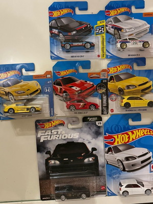 Hotwheels Honda S2000, CRX, Civic Type R EK9 pack new, sealed