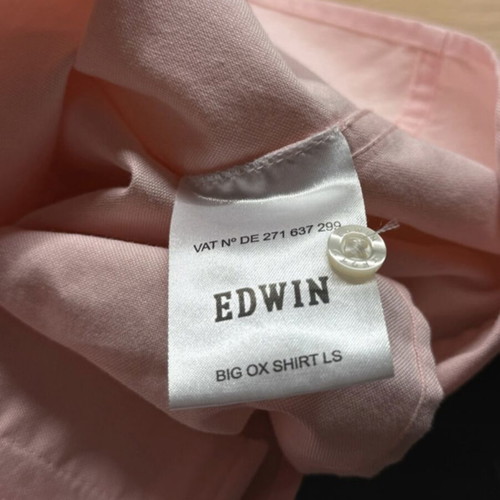 Edwin shirt new, size Medium, pink