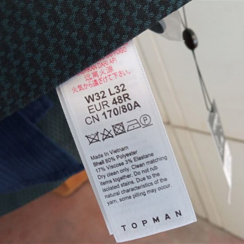 Men's fabric pants TOP MAN No 32 new