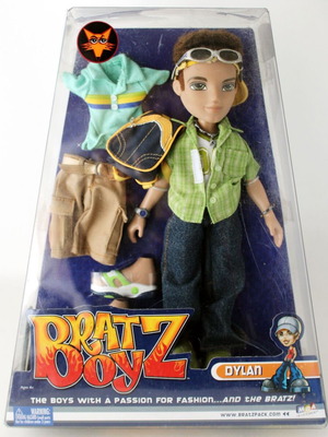 Bratz Boyz Dylan The Fox κούκλα αγόρι καινούργιο, σφραγισμένο