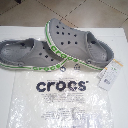 Crocs Bayaband Clog grey with lime punch, size 42-43