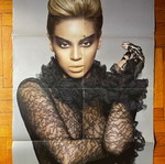 Beyonce poster used 57cm x 86cm