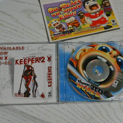 Bigbox Theme Park World PC used, Greek packaging, very good condition
