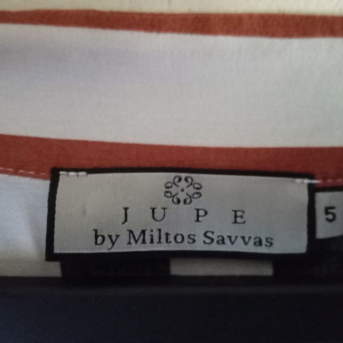 Long dress Jupe by Miltos Savvas like new, black and brown