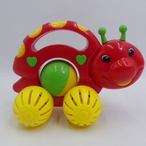 Ladybug Toy with Wheels used for Babies