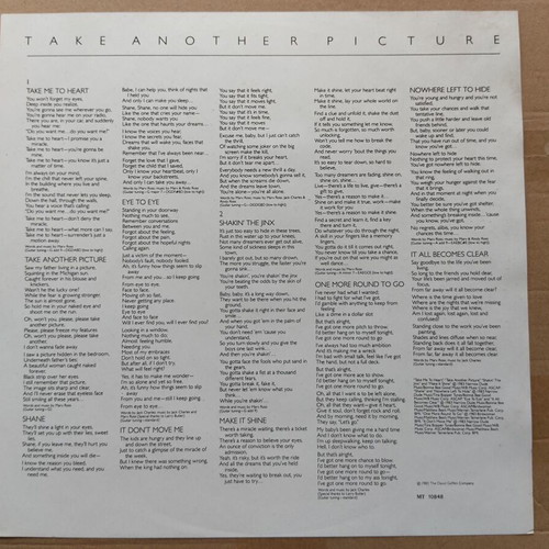 Quarterflash Take Another Picture LP used, rock