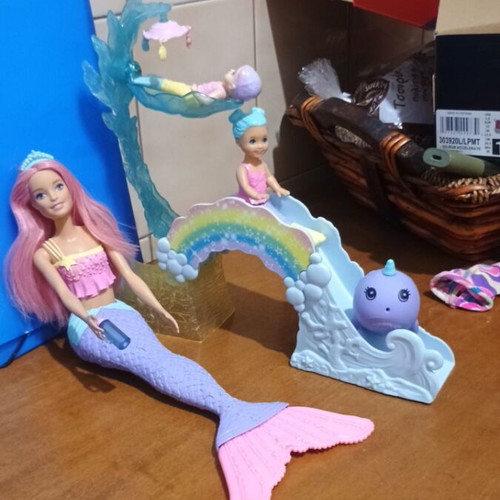 Barbie Dreamtopia Mermaid Nursery Playset like new