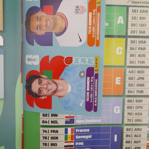 Panini World Cup 2026 Album with 6 Stickers new