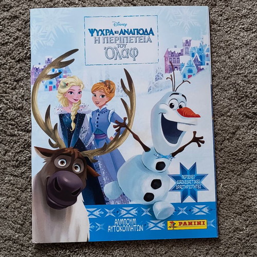 Panini album Frozen Olaf Adventure new with stickers