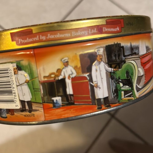 Metal tin like new from imported biscuits