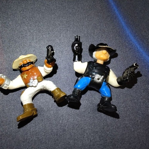 Fisher-Price Great Adventures Wild Western Town 1996 figures, set of 2