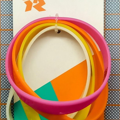 London 2012 silicone wristbands new, set of 4