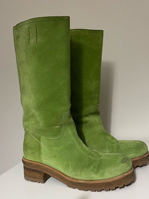 Fratelli Karida leather boot like new, size 37, green