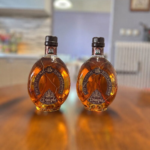 2 bottles of Dimple Deluxe Scotch Whisky 15 Years