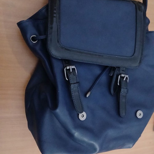 Women's blue backpack like new, barely used
