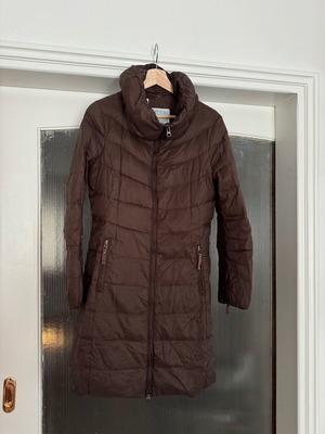 Μπουφάν Benetton Puffer με πούπουλα σαν καινούργιο, καφέ, μέγεθος IT44