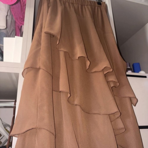 BSB maxi chiffon skirt brown size X Small new