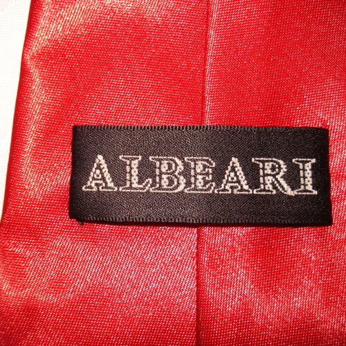 Albeari tie with Charlie Chaplin like new, red