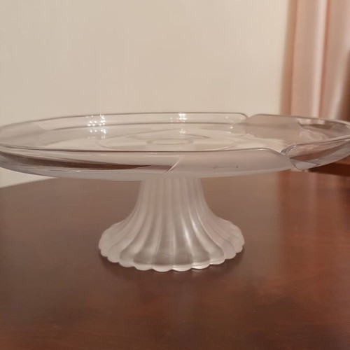 Glass cake stand used, 30cm diameter