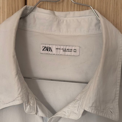 Zara men's shirt used, soft light blue XL