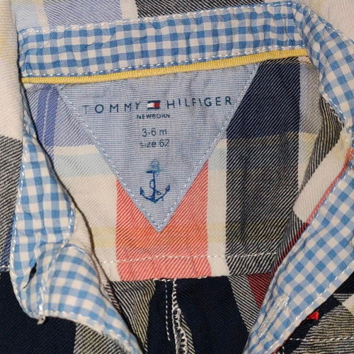 Tommy Hilfiger Baby Checked Shirt 3-6 Months like new