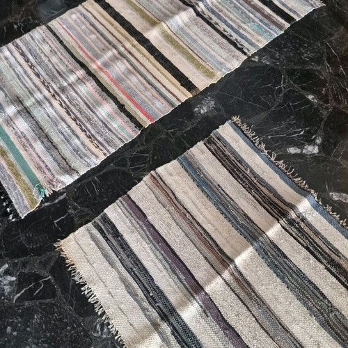 Handmade kilims from the 1970s used, set of two