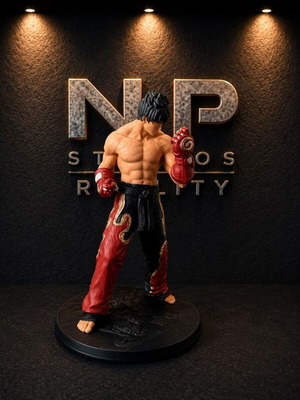 Jin Kazuma Tekken III official fighter figure new, 25 cm