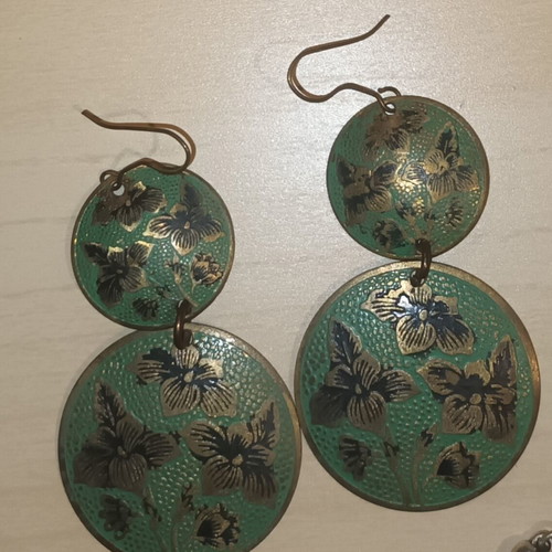Boho earrings like new, pack of 7 pairs