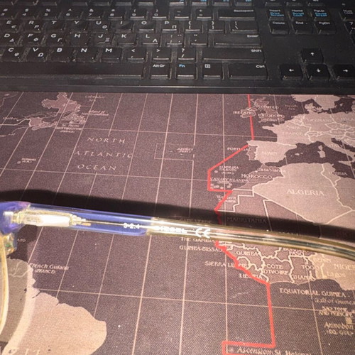 Diesel eyeglasses like new, gray and blue