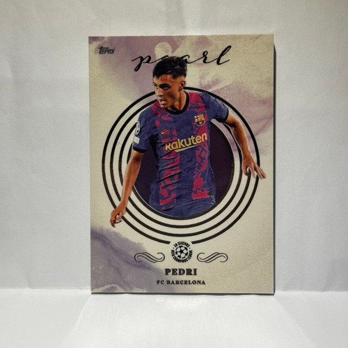 2021-22 Topps Pearl Pedri collectible card new