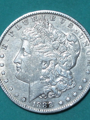 Ασημένιο Αμερικανικό Δολάριο Morgan Dollar 1888 μεταχειρισμένο