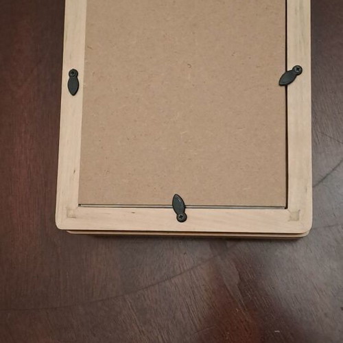 Wooden triptych frame new from Prenatal