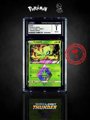 Error Celebi Prism Star Sun & Moon Lost Thunder κάρτα σαν καινούργιο