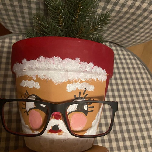 Santa Claus Flowerpot New Christmas Decoration