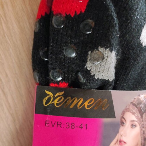 Women's warm slipper socks new, size 38-41