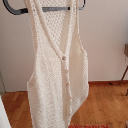 Knitted top Pull & Bear like new, size M, white