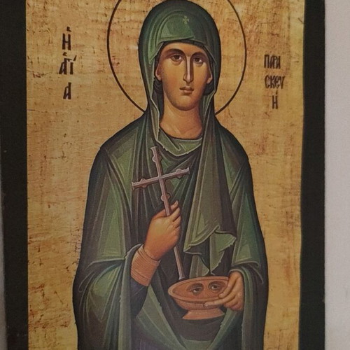 Saint Paraskevi icon like new, wooden