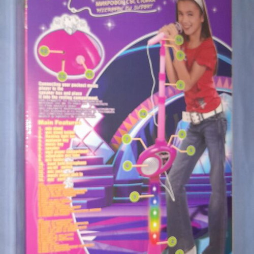 Microphone with stand children's toy new