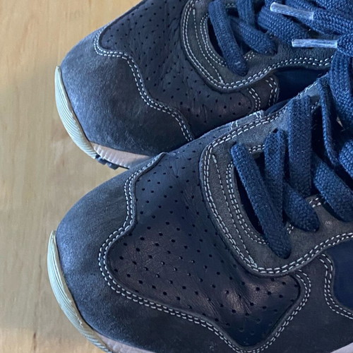 Diadora sneakers used, blue, size 42