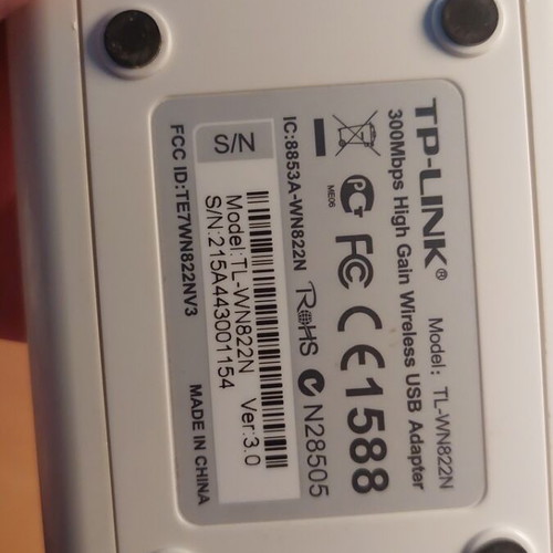TP-LINK TL-WN822N Wi-Fi adapter used with high gain antennas