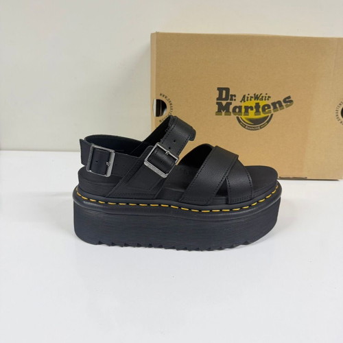 Dr. Martens Voss II Quad platform sandals new, size 39, black