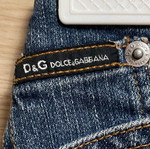 Dolce & Gabbana Μίνι Τζιν Σαν Καινούργιο, Μπλε, Μέγεθος M