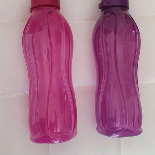 Tupperware water bottles 500 ml, pack of 2, assorted colors