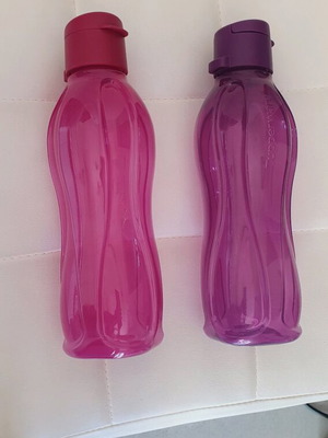 Tupperware water bottles 500 ml, pack of 2, assorted colors