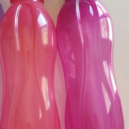 Tupperware water bottles 500 ml, pack of 2, assorted colors