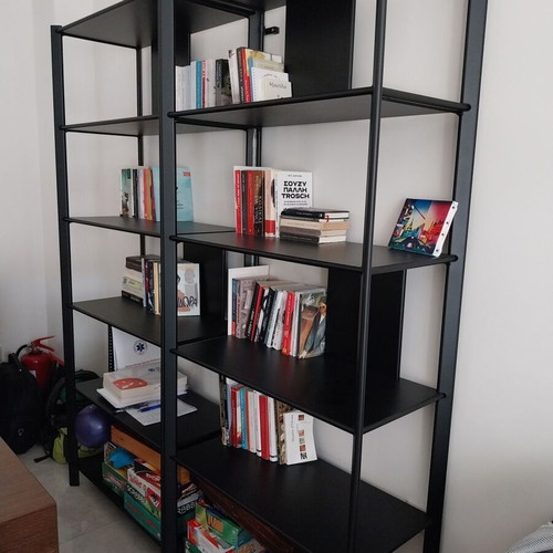 IKEA JÄTTESTA bookcase like new, 195×160×40 cm